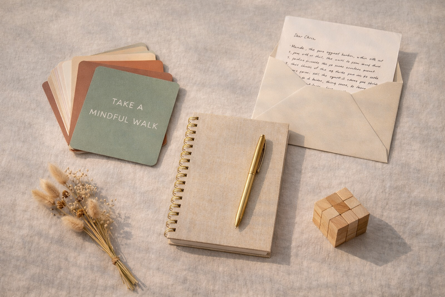 Digital Detox Kit with analog tools and note cards